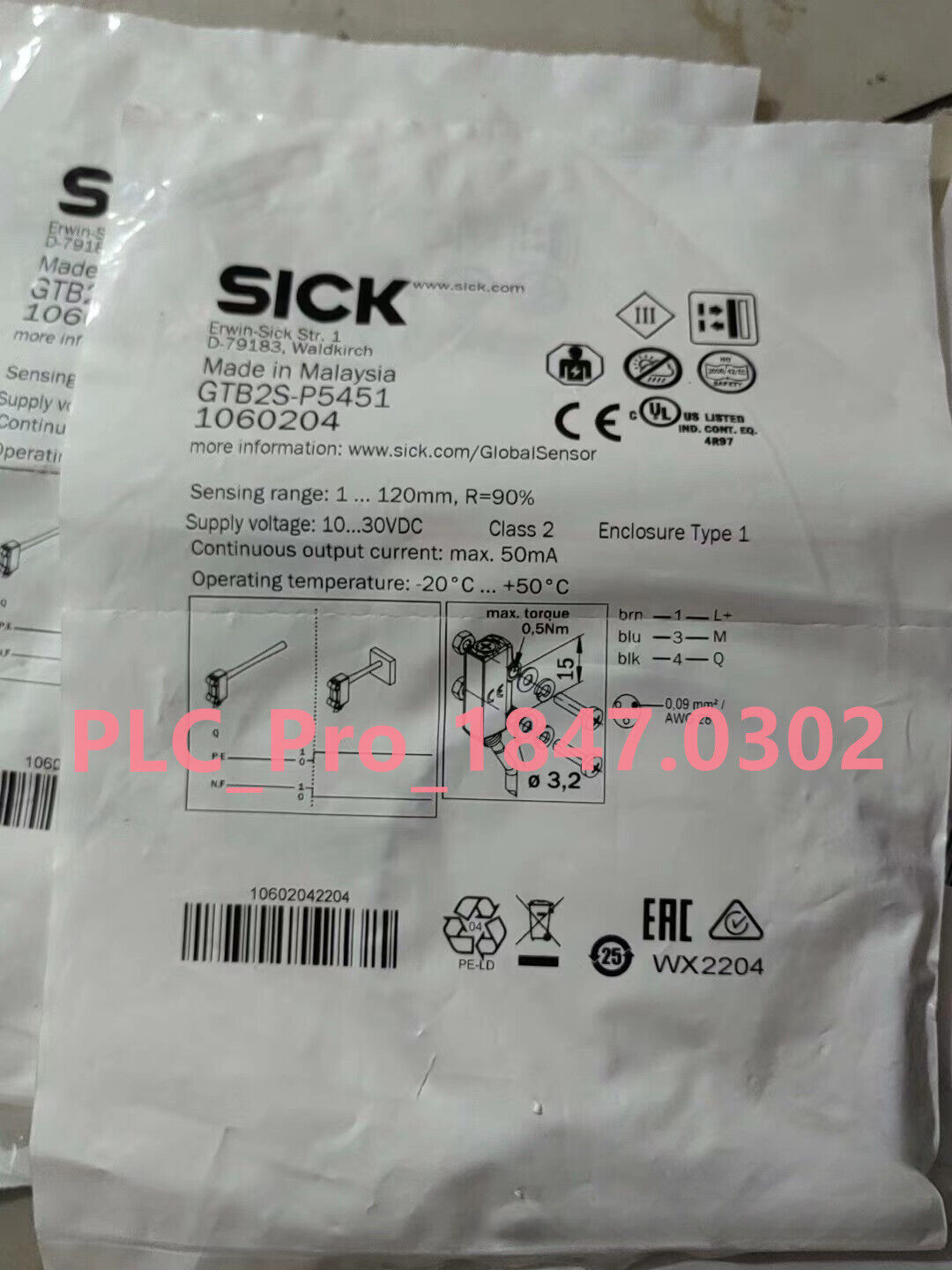 SICK GTB2S-P5451 1060204 Photoelectric Sensor Vendor Providers Buy