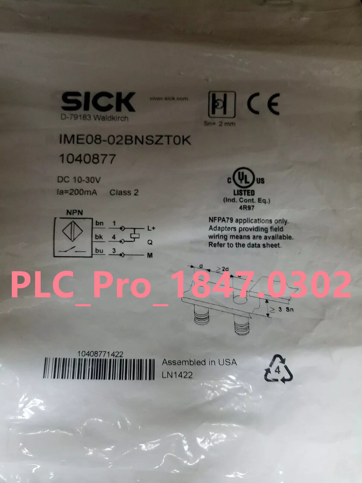 SICK IME08-02BNSZTOK sensor China Business
