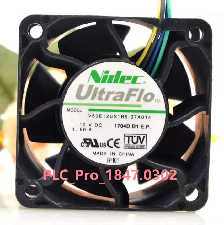 NIDEC V60E12BS1B5-07A014 6038 12V 1.60A fan Fast delivery