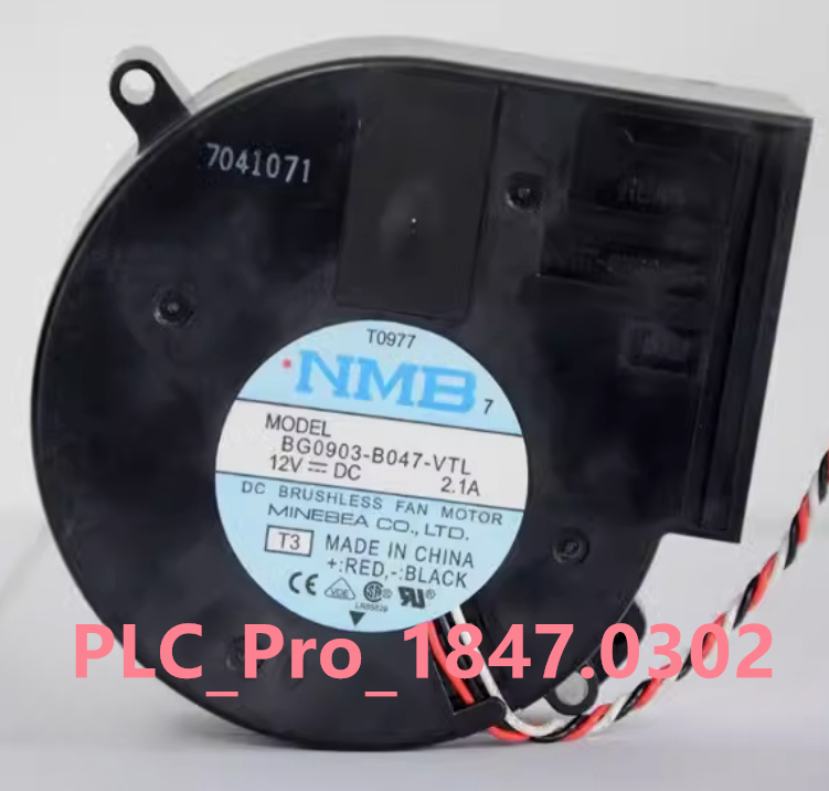 NMB BG0903-B047-VTL chassis fan blower centrifugal turbo fan DC 12V 2.1A