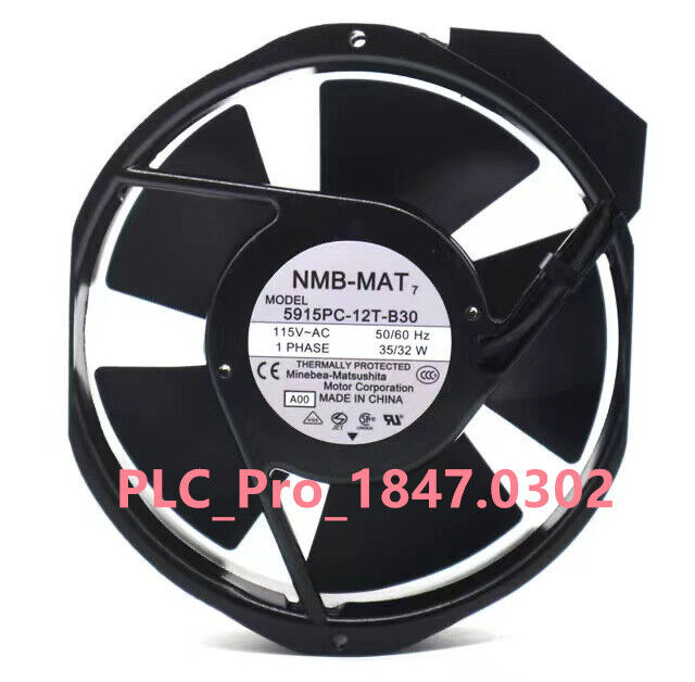 for NMB-MAT 5915PC-12T-B30-A00 Fan 115V 50/60Hz 35/32W 5915PC-12T-B30 Fast delivery Original Reseller