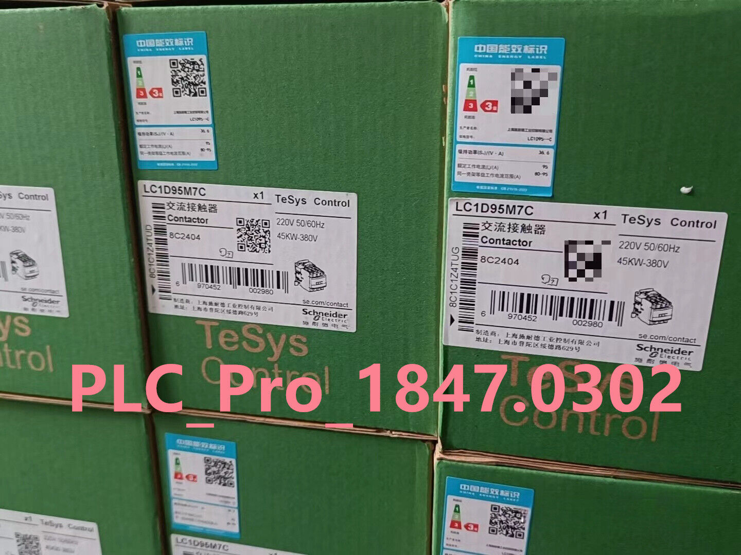 Schneider LC1D95M7C Contactor With Coil 3P 95A AC 220V