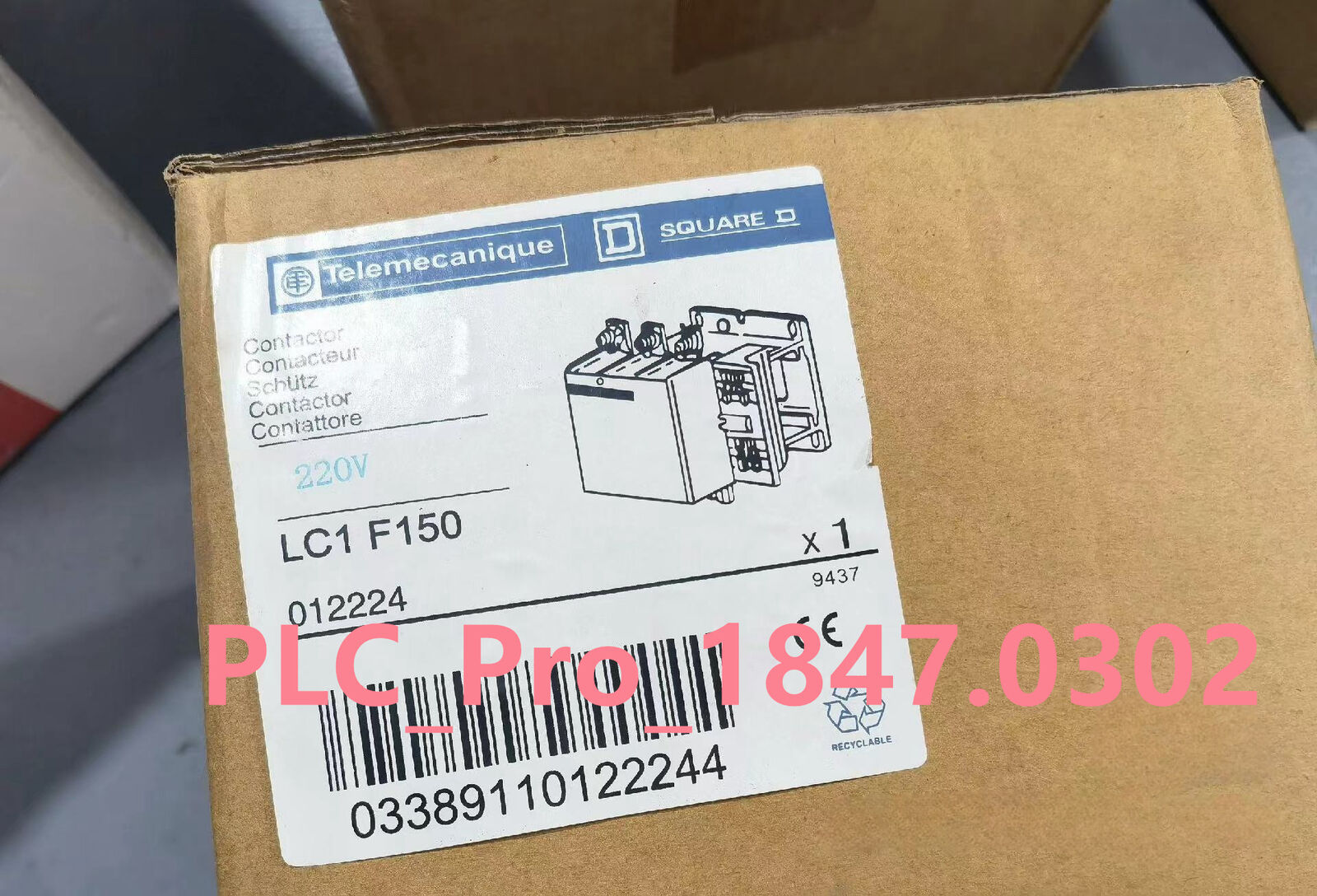 LC1F150 Schneider LC1F150 Contactor 220V coil AC Fast delivery B2C