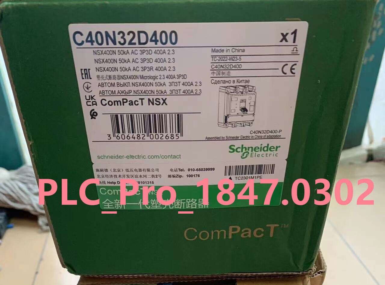 Schneider C40N32D400 NSX400N 50kA AC 3P3D 400A 2.3 Exporter