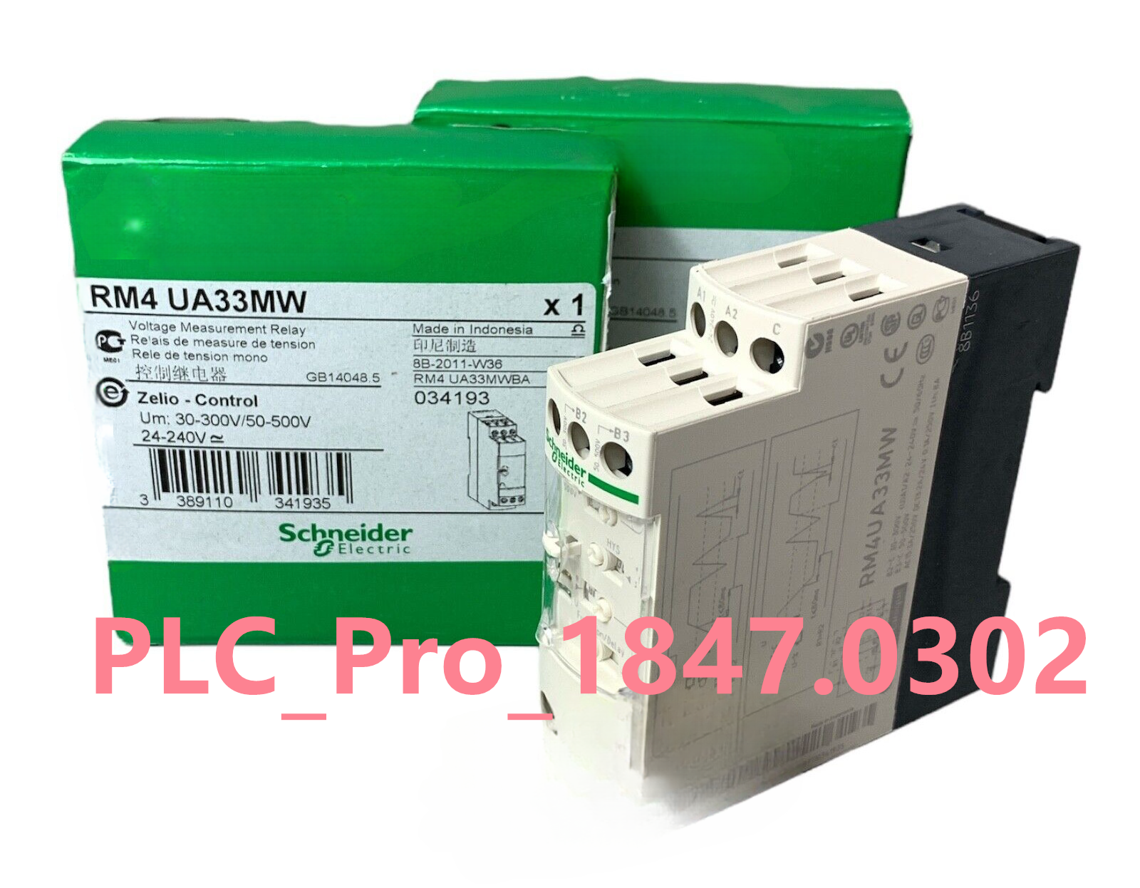 RM4UA33MW Schneider RM4-UA33MW Relay Exporter