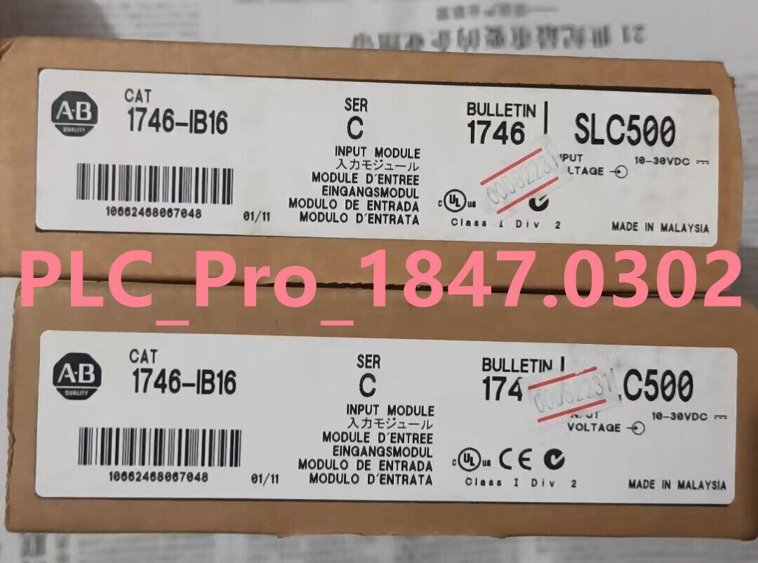 1746IB16 Factory Sealed AB 1746-IB16 SER C SLC 500 Digital Input Module Importer Exporter Reseller