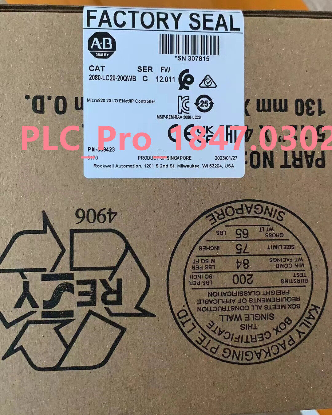 2080LC2020QWB 2080-LC20-20QWB PLC Ethernet I/P Controller Importer Exporter Reseller