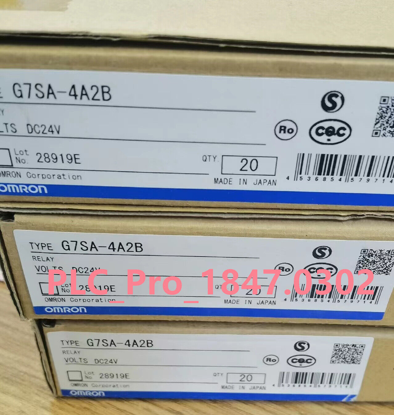 Omron G7SA-4A2B 24VDC G7SA4A2B DC24 Safety Relay 6A 24VDC 14 Pins