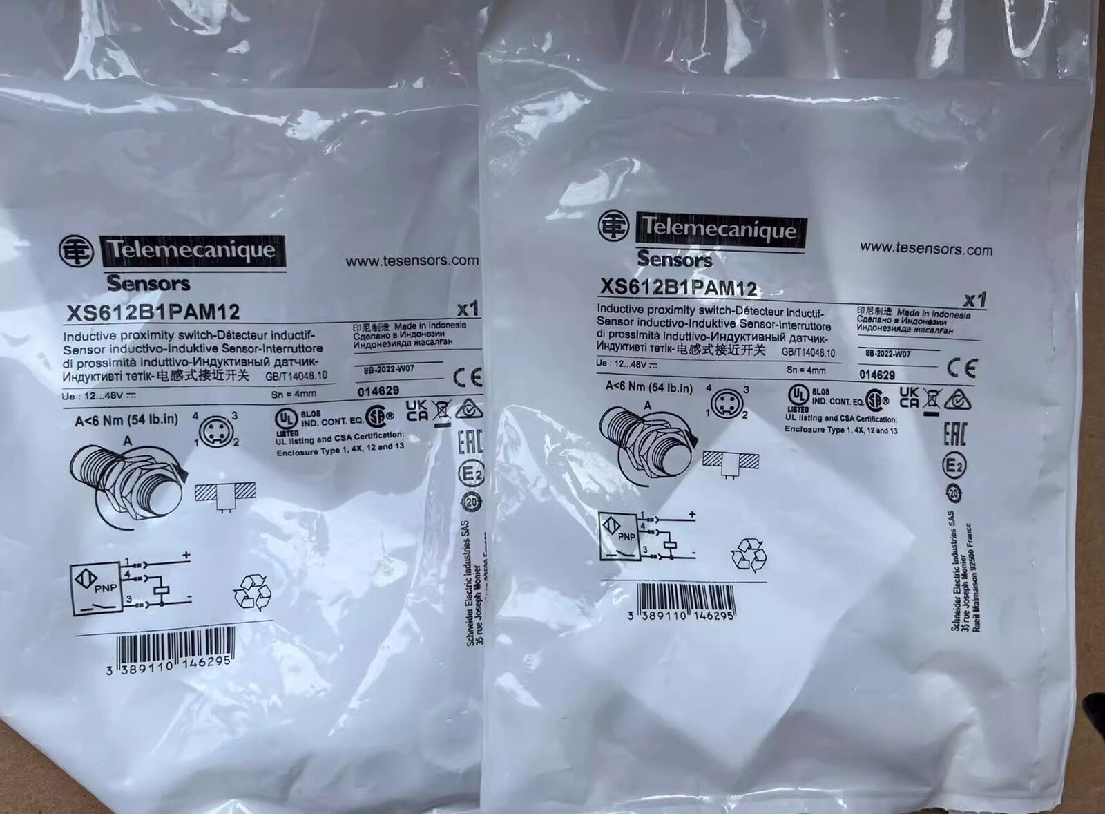 XS612B1PAM12 Unopened Schneider XS612B1PAM12 Business