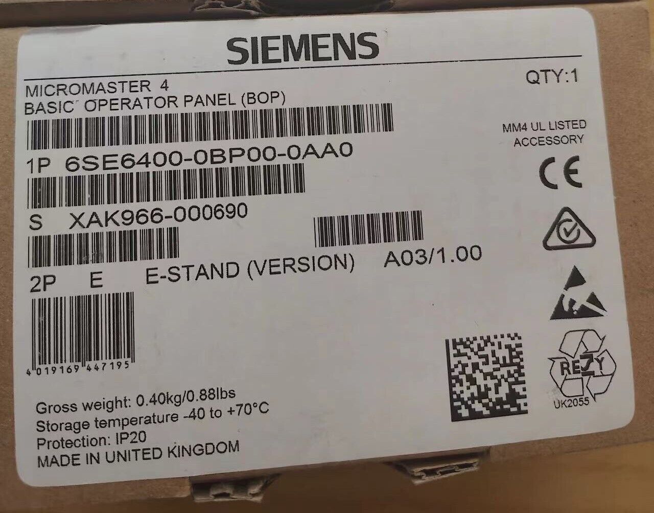 Siemens 6SE6400-0BP00-0AA0 6SE6 400-0BP00-0AA0 Original Supply B2B Website Business