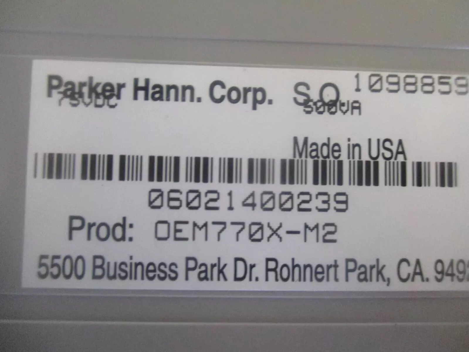 Parker Oem770x-M2 Oem770xm2 Brushless Servo Drive Fast Ship Seller 1 Year Warranty Variable Frequency